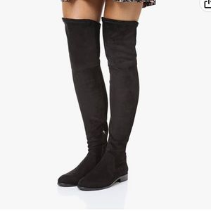 DOLCE VITA black suede over the knee boots size 71/2-8